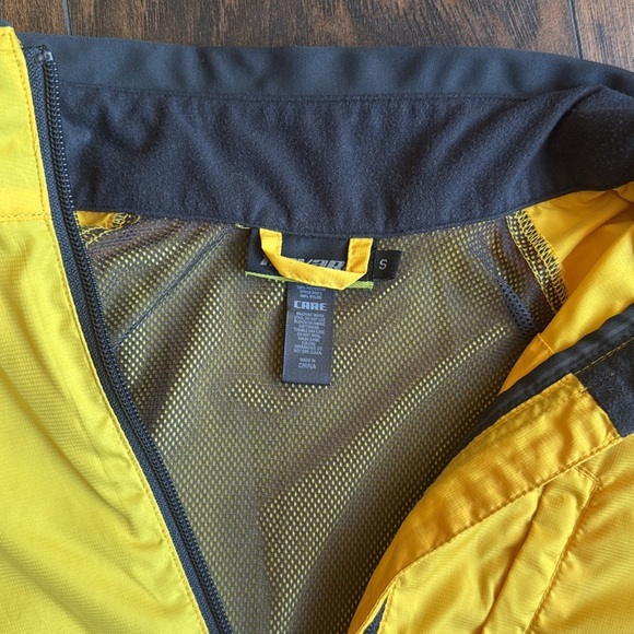 NOVARA Nylon Yellow Zip Road Cycling Wind Rain Pockets Jacket Mens Small (G11) - Picture 4 of 9